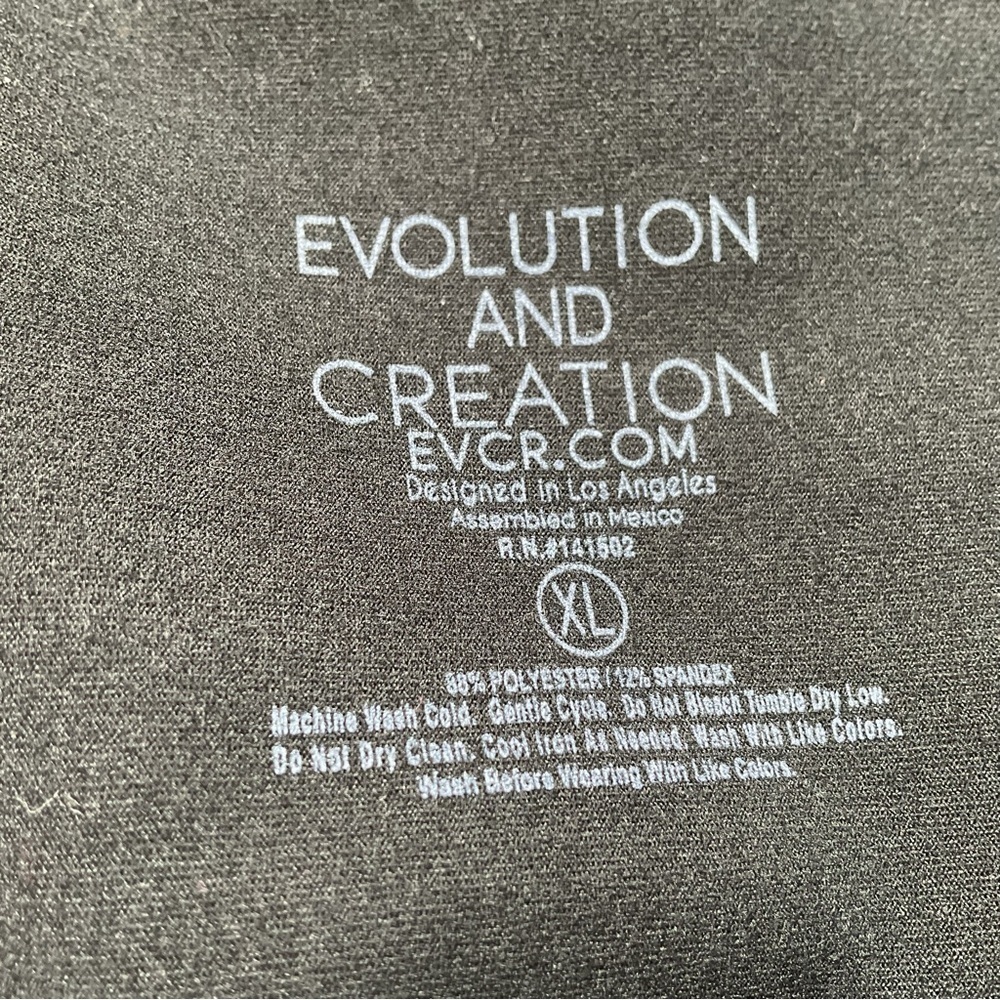 Evolution And‎ Creation Black Crossover Shorts Size XL - Picture 4 of 5